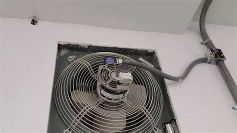 wall mounted exhaust fan installation